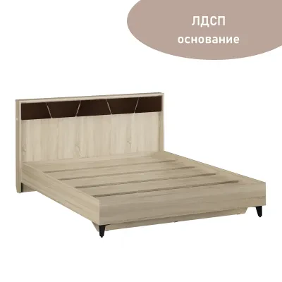 Дюна 16М (Кровать с основанием из ЛДСП и подсветкой)