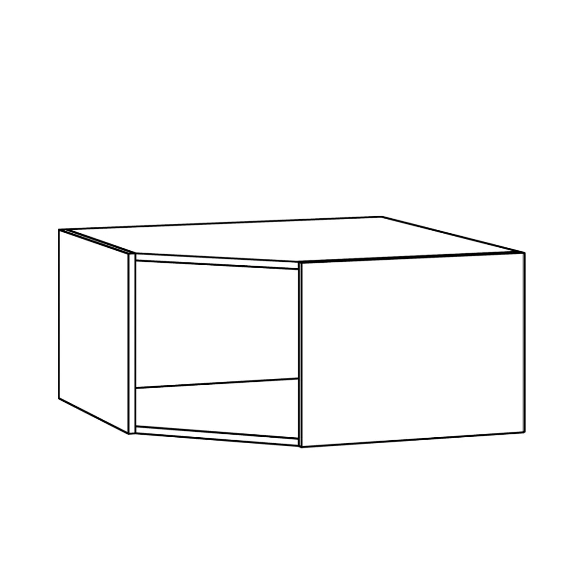 Антресоль угловая Альте