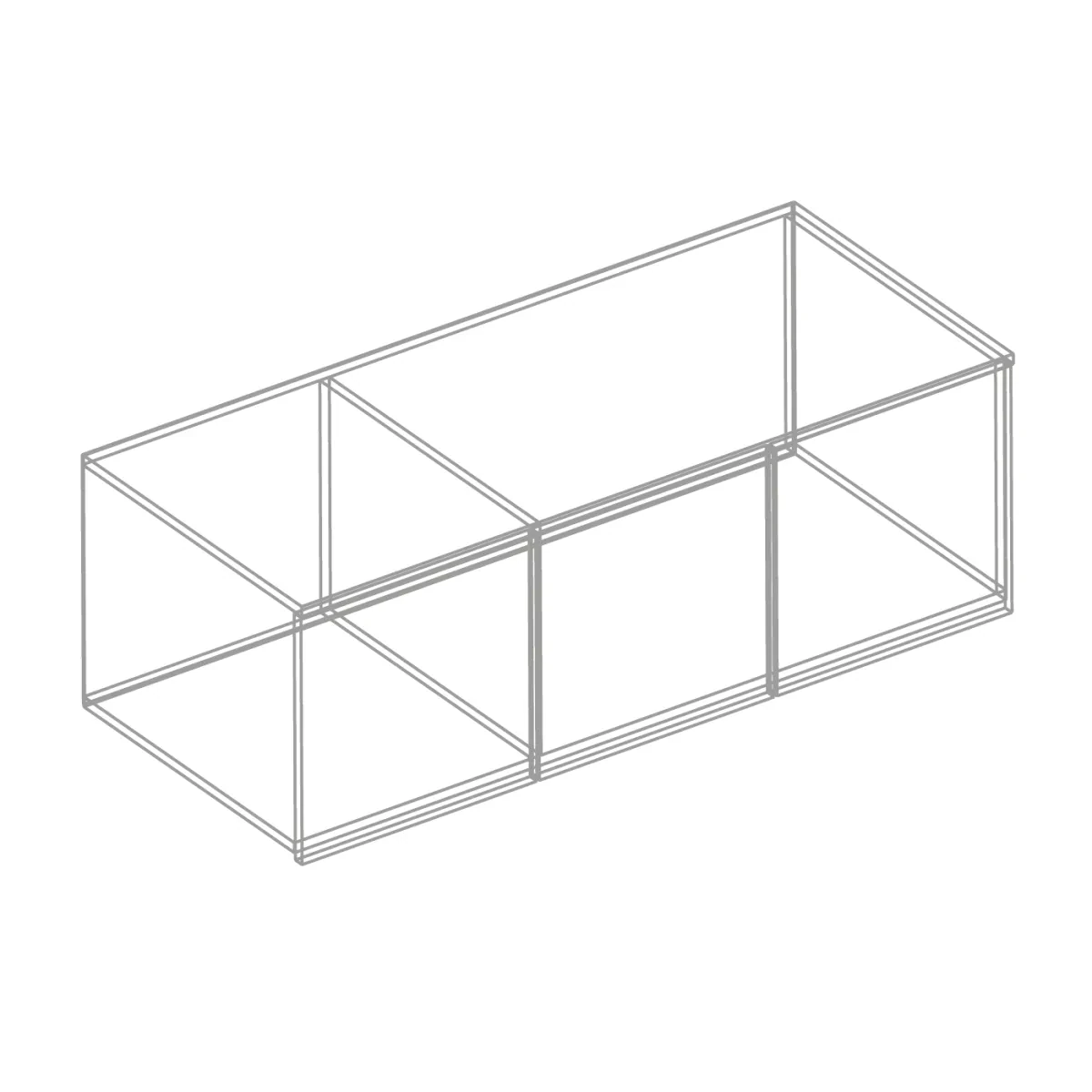 Шкаф настенный 3-ств Бриз